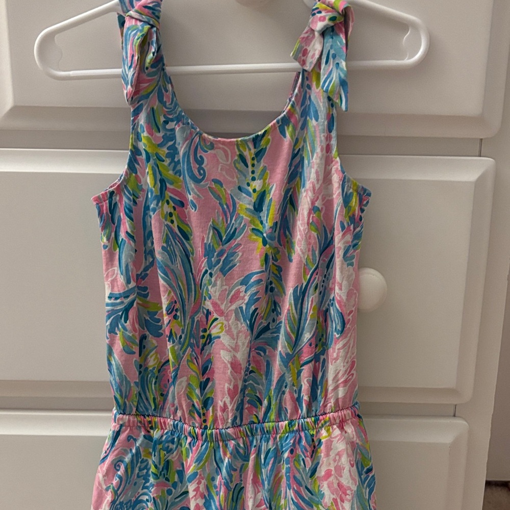 Lilly Pulitzer Unicorn of the Sea Girls Romper
